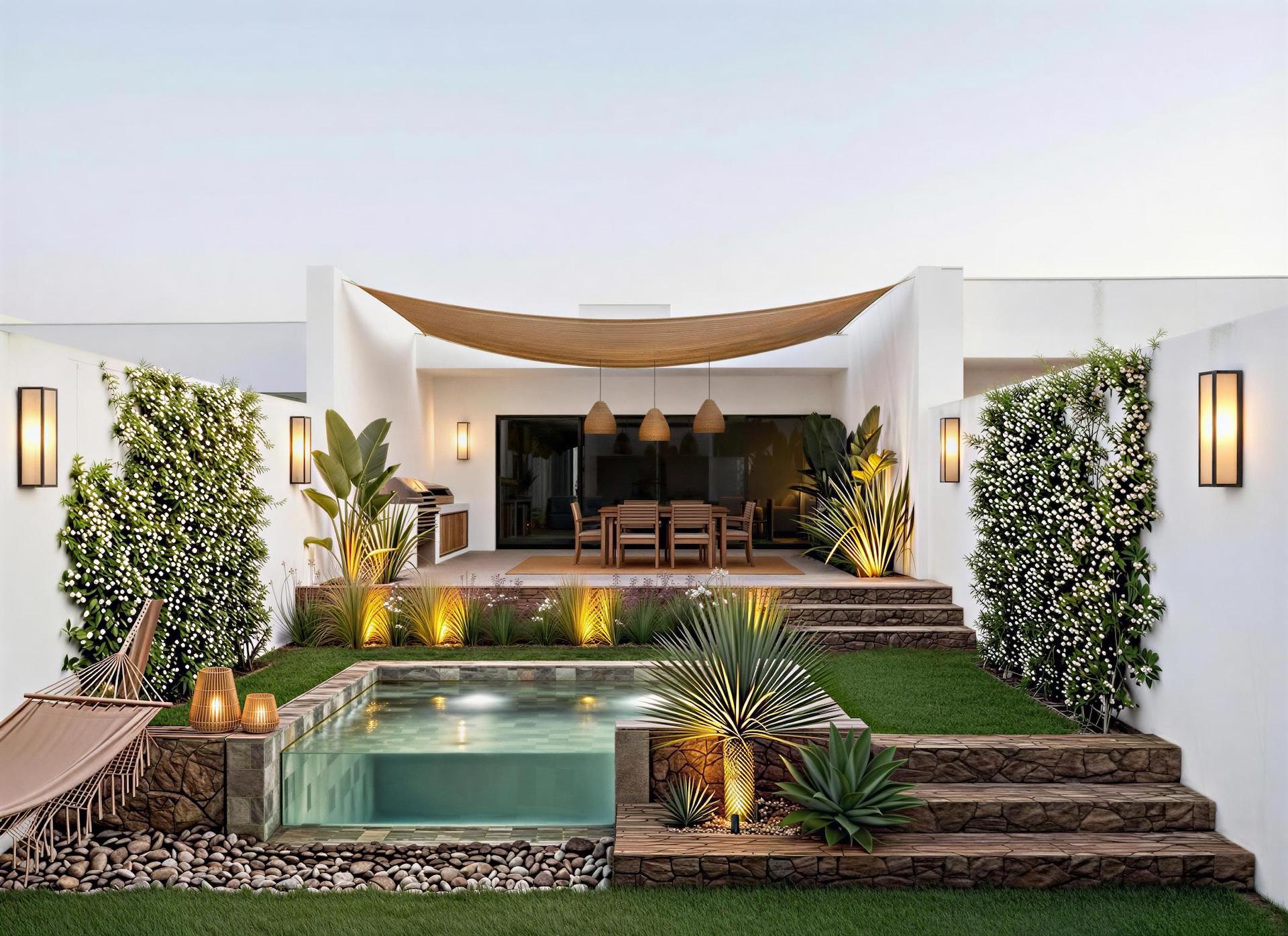 aménagement extérieur bassin piscine grimaud decorateur interieur2