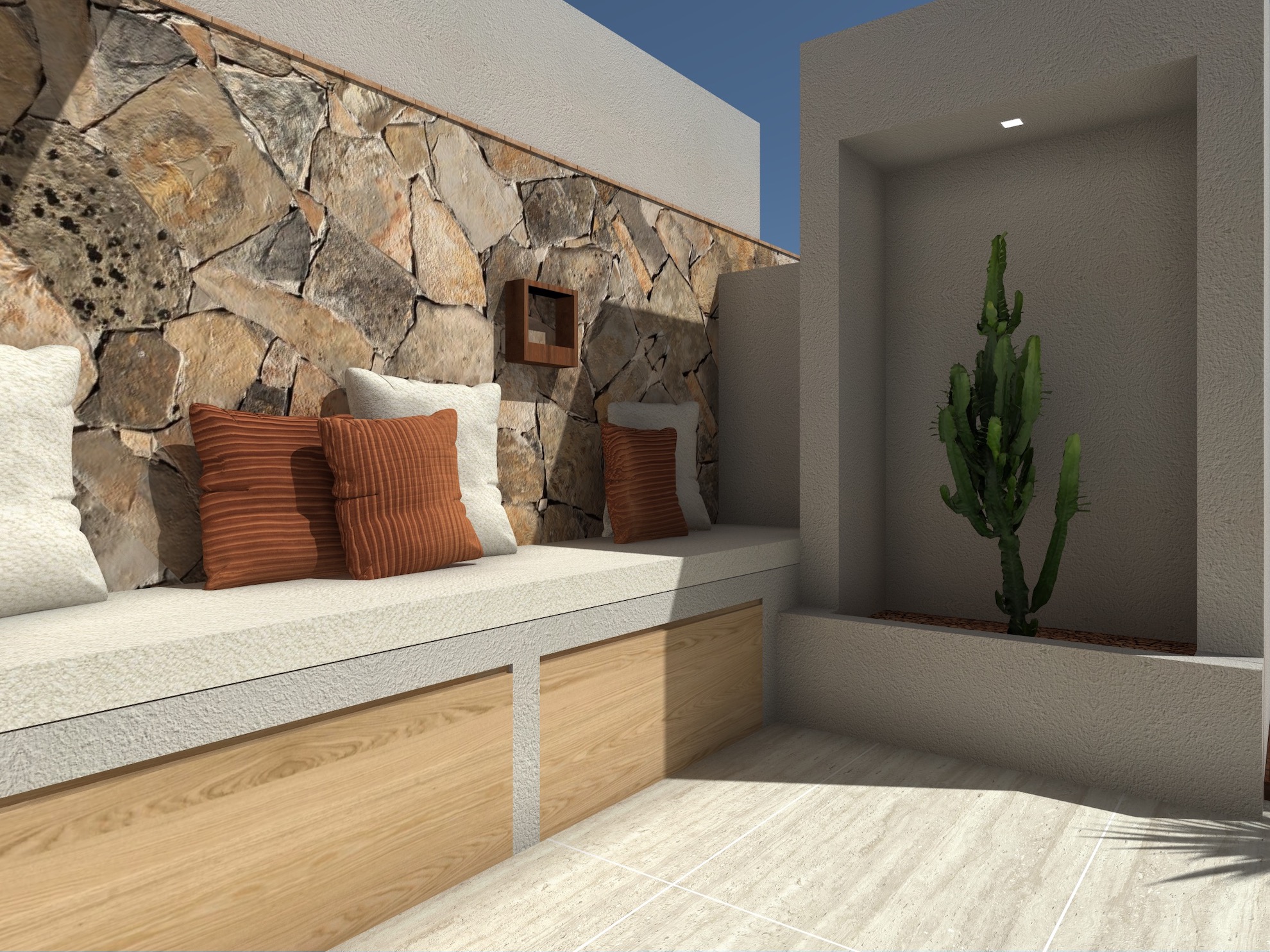 entree villa architecture interieure var décooration grimaud4